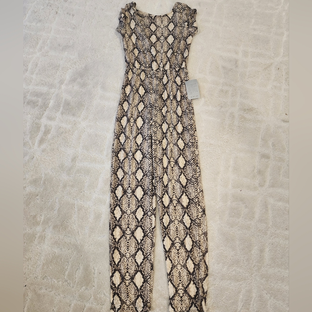 Animal Print Jumpsuit